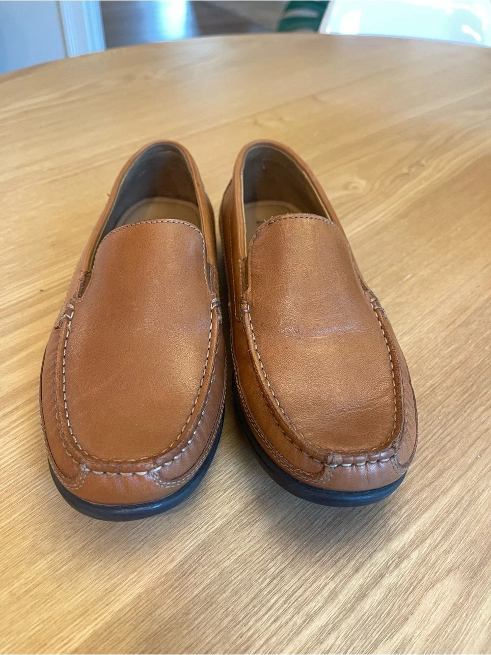Boys' Johnston & Murphy Locklin Leather Venetian Loafers (Youth) 4